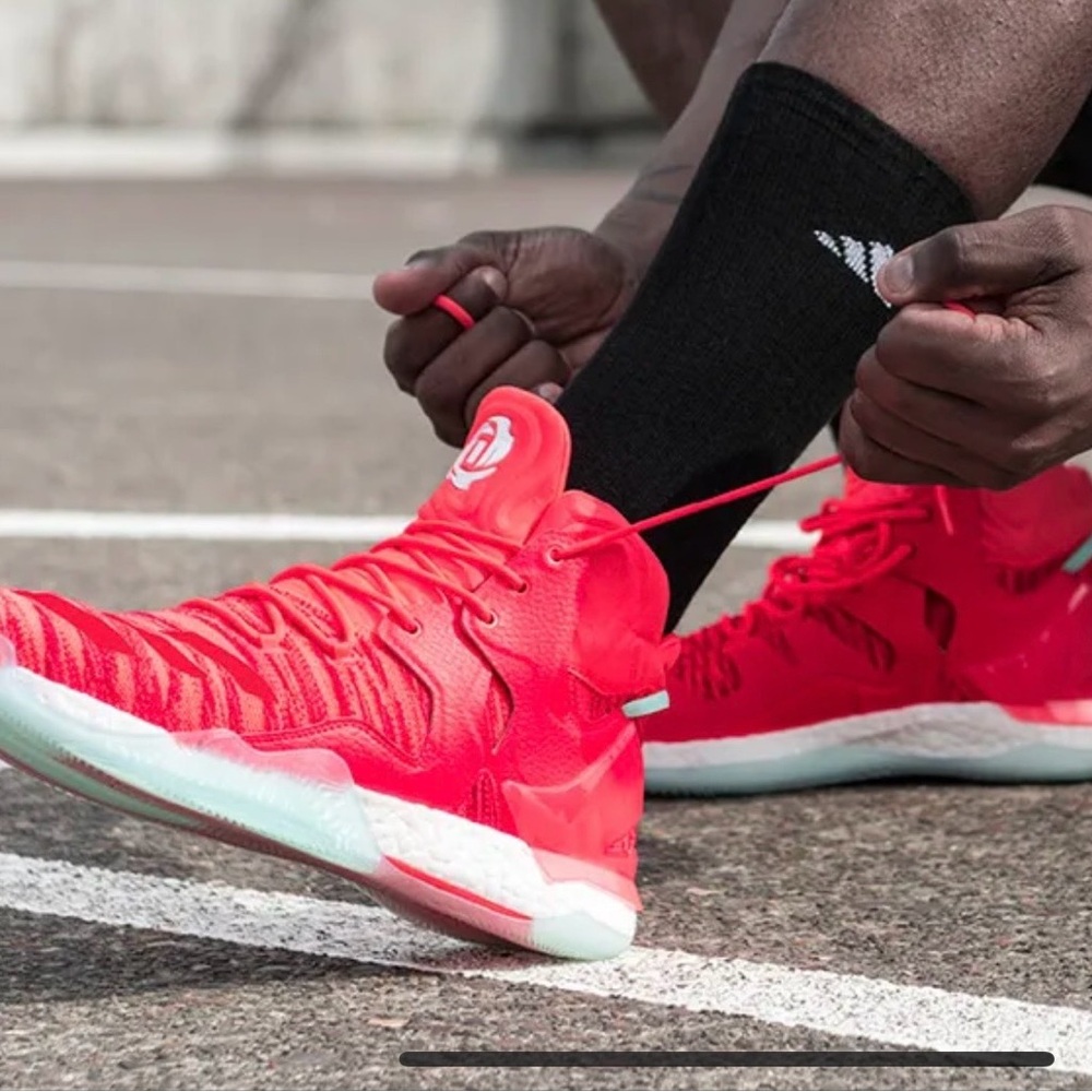 Adidas basketball D Rose 7 “Solar Red”  shoes